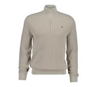 Waffle Knit Half-Zip Pullover Gant Marron L