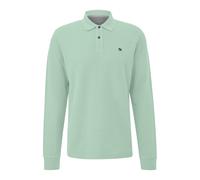 Waffle Knit Long Sleeve Polo with Patches s.Oliver Turquoise 2XL