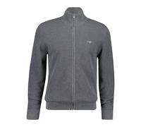 Waffle Knit Zip Cardigan Gant Gris 5XL