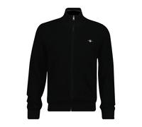 Waffle Knit Zip Cardigan Gant Noir 2XL