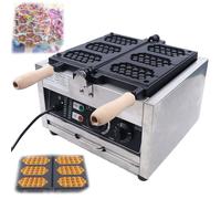Waffle Maker, 1500W Commercial Nonstick Honeycomb Pop Iron Machine, Square Waffle Maker for Bakeries, Snack Bars, and Family Use