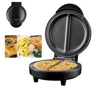 Waffle Maker 3 in 1，Electric Nonstick, Non Stick Coating for 2 Individual 6.3" Omelette, 1000w Rapid Double-Sided Egg Cooker, Quick and Easy (Omelette Maker)