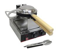 Waffle Maker Commercial Catering Kitchen Waffle Iron Non-Stick FREE Waffle Tongs