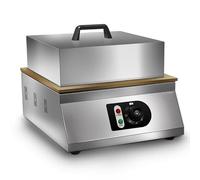 Waffle Maker Electric - Commercial Pancake Maker with Stainless Steel Cover, Temperature Range 50-250°, Ideal for Restaurants and Dessert Shops