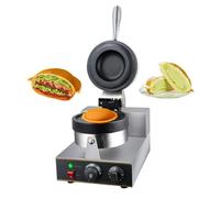 Waffle Maker, Electric Round Cooking Machine with Adjustable Temperature 50-300℃, Perfect for Home and Commercial Use