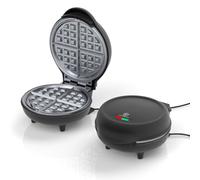 Waffle Maker Iron Machine,18cm Diameter For Golden Crispy Waffles,4 Waffles At Once, Automatic Temperature Control Non-Stick Plates,Deep Fill Non-Stick Coating-750w