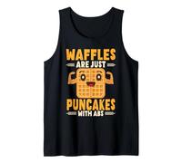 Waffles are Just Pancakes with Abs Breakfast Waffle Tank Top