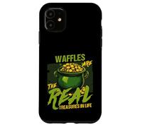 Waffles Are The Real Treasures In Life Case for iPhone 11
