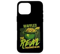 Waffles Are The Real Treasures In Life Case for iPhone 16 Pro Max