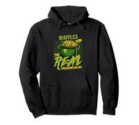 Waffles Are The Real Treasures In Life Pullover Hoodie
