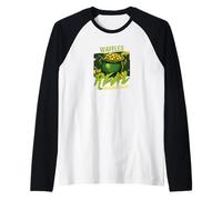 Waffles Are The Real Treasures In Life Raglan Baseball Tee