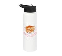 Waffles Just A Boy Who Loves Waffles Stainless Steel Insulated Water Bottle