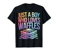 Waffles Just A Boy Who Loves Waffles Value Graphic T-Shirt