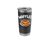 Waffles Pancakes Waffle Breakfast Stainless Steel Insulated Tumbler