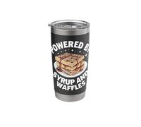 Waffles Powered by Syrup and Waffles Stainless Steel Insulated Tumbler