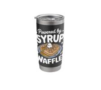 Waffles Powered by Syrup and Waffles Stainless Steel Insulated Tumbler