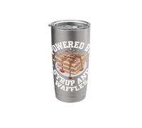 Waffles Powered by Syrup and Waffles Stainless Steel Insulated Tumbler
