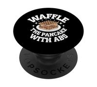 Waffles Waffle The Pancake With Abs PopSockets Adhesive PopGrip
