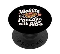 Waffles Waffle The Pancake With Abs PopSockets Adhesive PopGrip