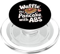 Waffles Waffle The Pancake With Abs PopSockets PopGrip for MagSafe