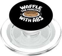 Waffles Waffle The Pancake With Abs PopSockets PopGrip for MagSafe