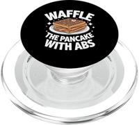 Waffles Waffle The Pancake With Abs PopSockets PopGrip for MagSafe