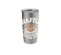 Waffles Waffle The Pancake with Abs Stainless Steel Insulated Tumbler