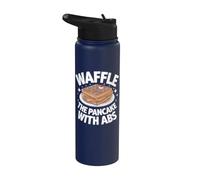 Waffles Waffle The Pancake with Abs Stainless Steel Insulated Water Bottle