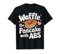 Waffles Waffle The Pancake with Abs Value Graphic T-Shirt