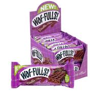 WafFULLS! Double Choc Waffles (12x 50g) - Soft Waffle Sandwich Breakfast Snacks Ready to Eat Snack for Kids and Adults Double Chocolate Bars Individually Wrapped Waffles Snacks Bulk Christmas Gifts