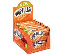 WafFULLS! Salted Caramel Waffles (12x 50g) - Soft Waffle Sandwich Breakfast Snacks Ready to Eat Snack for Kids Adults Salted Caramel Chocolate Bars Individually Wrapped Snacks Bulk Christmas Gifts