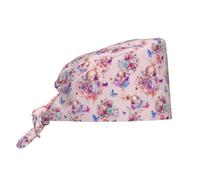 WAFICAC Babies in Utero Adjustable Working Cap with Sweatband Scrub Hats Surgical Headgear for Women/Men