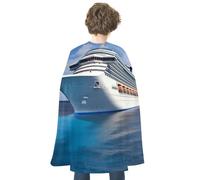 WAFICAC Halloween Adult Cape Cruise Ship Capes for Adult Party Capes for Unisex Cloak Red Reversible Cape