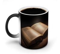 WAFICAC Heat Changing Mug Funny The Book Coffee Mug with Handle Heat Sensitive Ceramic Mug Personalized Novelty Cups Hot Tea Cups for Men Women 11 Oz