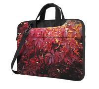WAFICAC Laptop Bag Men Women Burning bush with red berries Laptop Shoulder Bag with Strap and Handle Light Computer Briefcase