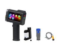 WAFOHSR 10cm Handheld Inkjet Printer Small Logo Two-dimensional Code Assembly Line Large Font Maptrademark Easy To Use(1.27cm 2.0)