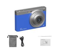 WAFOHSR 4K Digital Camera Video Camcorder 50MP 2.88 Inch IPS Screen Auto Focus 16X Zoom Built In Flash Accurate Focusing(Only camera,Blue)