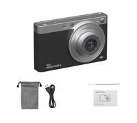 WAFOHSR 4K Digital Camera Video Camcorder 50MP 2.88 Inch IPS Screen Auto Focus 16X Zoom Built In Flash Accurate Focusing(With 32g card,Black)