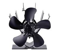 WAFOHSR 5 Blade Heat Powered Stove Fan Mini Fireplace Log Wood Burner Eco Quiet Heater Efficient Distribution Easy To Use(Fireplace Fan)