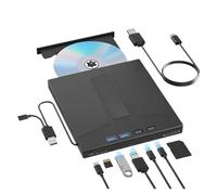 WAFOHSR 7 In 1 External Bluray Drive Support 100G Disc USB 3.0 Blu Ray/DVD Burner CD DVD Reading And Writing Easy To Use