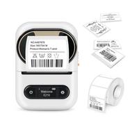 WAFOHSR E210 Thermal Printer For Stickers Portable Wireless Bluetooth Mini Label Machine Sticker Printers Easy To Use(White Printer)