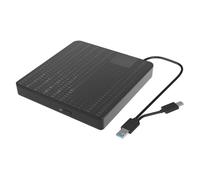 WAFOHSR External DVD Drive USB 3.0 Type-C CD Burner Portable +/-RW Optical Slim ROM Player Easy To Use