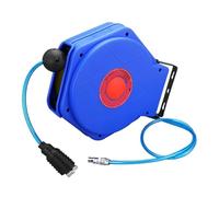 WAFOHSR Hose Reel 9M Automotive Mini Air Hose Reel Pneumatic PU Tube OD 8MM ID 5MM Automatic Retractable Reel Telescopic Drum Hose PU8*5 Easy To Use