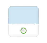 WAFOHSR Mini HD Portable Label Thermal Printer Endurance Bluetooth Printer For Student Error Title Note Wrong Pocket Inkless Printing Easy To Use(Blue)