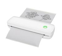 WAFOHSR Mini Portable Printer A4 Paper Thermal Printer Inkless Bluetooth Tattoo Stencil Printer Tattoo Transfer By Phone Computer Print Easy To Use(A4 Thermal Printer)