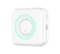 WAFOHSR Mini Printer Portable Thermal Stickers Paper Inkless Bluetooth Wireless Portable Label Printer Easy To Use(Green)