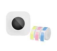 WAFOHSR Q30S Label Maker Machine Mini Pocket Bluetooth Thermal Label Printer DIY Date Sticker Label Machine Various Label Paper Easy To Use(White B)
