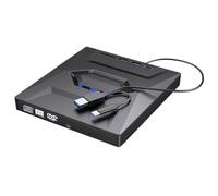 WAFOHSR USB 3.0&Type C External DVD Burner Multifunction Card Writer Recorder CD/DVD Player RW Optical Drive Easy To Use