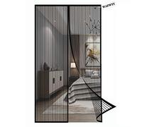 WAFWYY® Magnet Fly Screen Door Insect Protection, Magnetic Curtain Adhesive Installation Without Drilling, Mosquito Net Magnetic Closure, Full Frame, 80x210CM