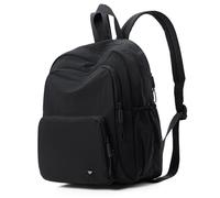 Wafybsre Backpack for Women Ladies Rucksack School Bags Lightweight Nylon Shoulder Bag Daily Casual Daypack (Black)
